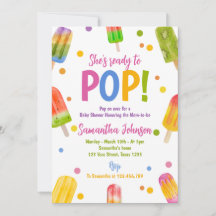 Popsicle babydusch sommaren party