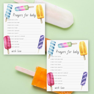 Popsicle babyduschböner för baby