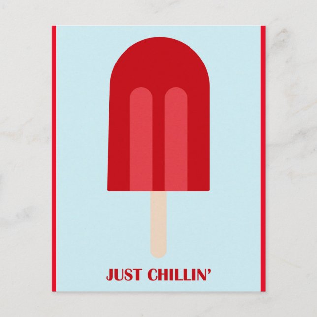 POPSICLE BARA CHILLING ROLIGT SOMMER TREATS PUN MO FLYGBLAD (Framsidan)