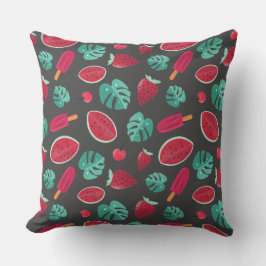Popsicle, Cherry, Strawberry & Watermelon Kudde