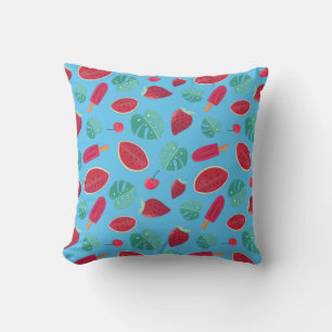Popsicle, Cherry, Strawberry & Watermelon Kudde