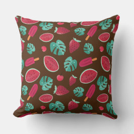 Popsicle, Cherry, Strawberry & Watermelon Kudde