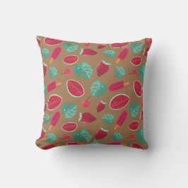 Popsicle, Cherry, Strawberry & Watermelon Kudde