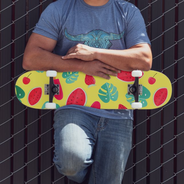 Popsicle, Cherry, Strawberry & Watermelon Mini Skateboard Bräda 18,5 Cm (Utomhus 3)