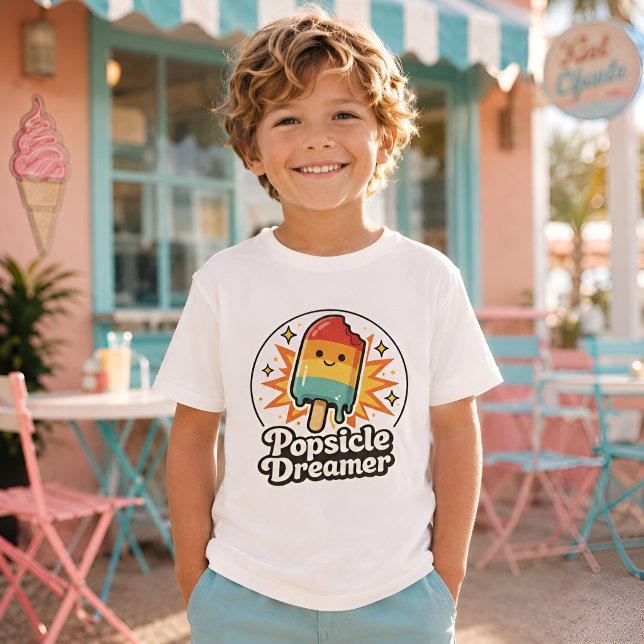 Popsicle Drömmare Retro Barn T-Shirtsar T Shirt (Skapare uppladdad)