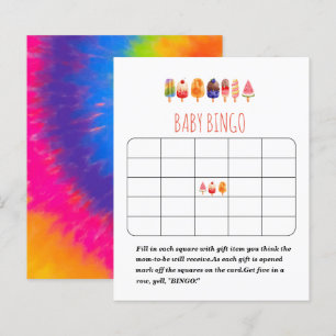 Popsicle Ice Cream Baby dusch bingo-spel