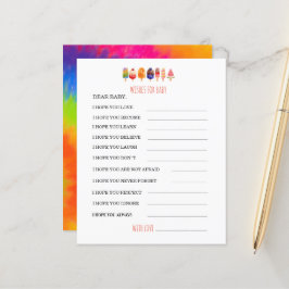 Popsicle Ice Creamr babyduschkortPaper Lakan