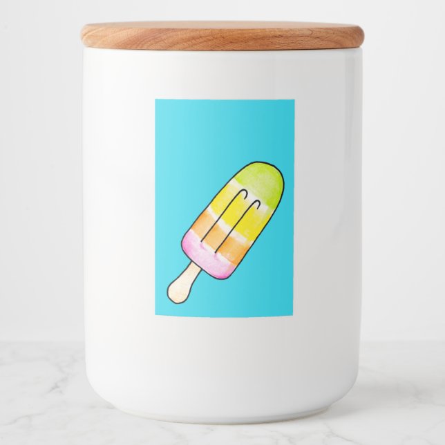 Popsicle Mat Etikett (Framsida)