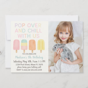 Popsicle Party Barns födelsedag-inbjudan Inbjudningar