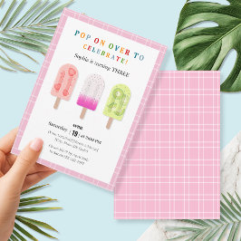 Popsicle Party Inbjudningar