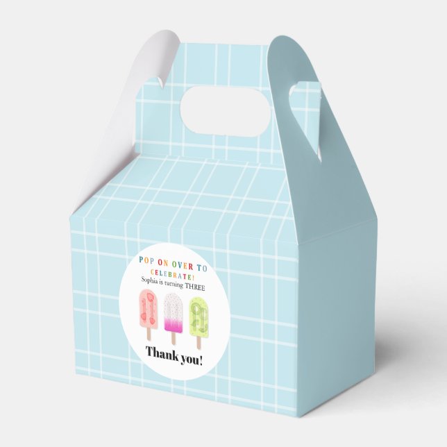 Popsicle Party Presentaskar (Framsidan Sidan)