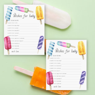Popsicle - Party-spelet önskemål för baby-spel