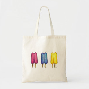 Popsicle Popsicles Twin Pop Dessert Tote Tygkasse