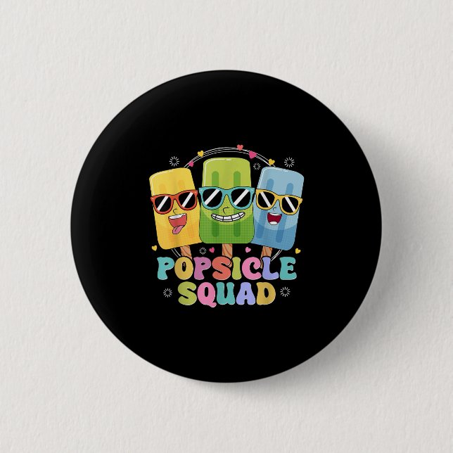 Popsicle Squad Sungl Funny Glass Summer Vacatio Knapp (Framsida)