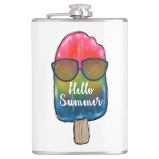 Popsicle Vinyl Wrapped Flask Fickplunta