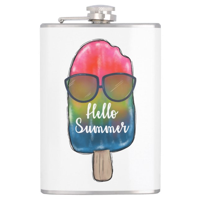 Popsicle Vinyl Wrapped Flask Fickplunta (Framsidan)