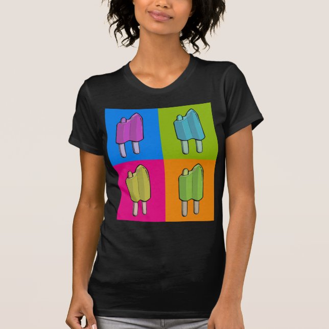 Popsiclepopkonst Tee Shirt (Framsida)