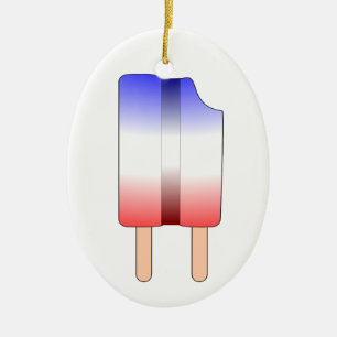 Popsicleprydnad Julgransprydnad Keramik