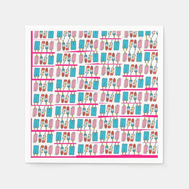 Popsicles Napkin Pappersservett (Framsidan)