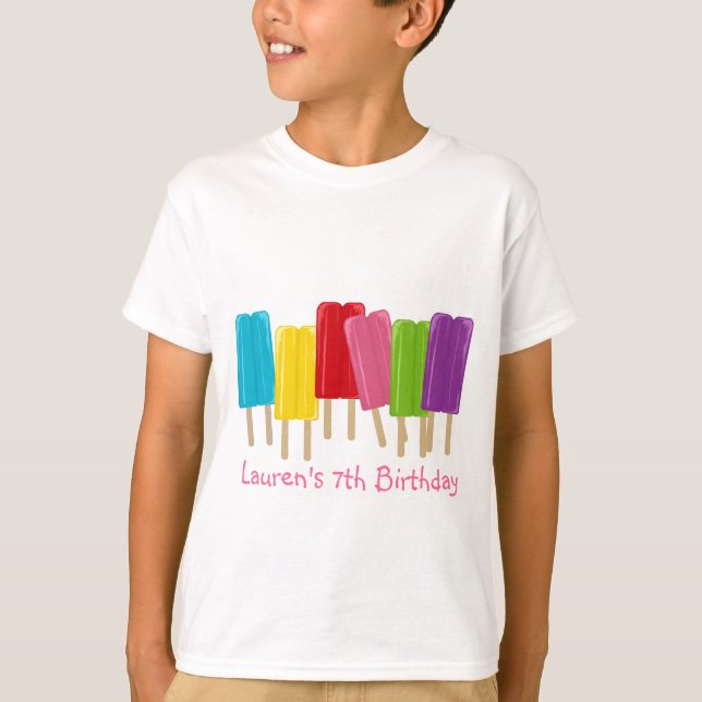 Popsicles och polka dots t shirt (Framsida)