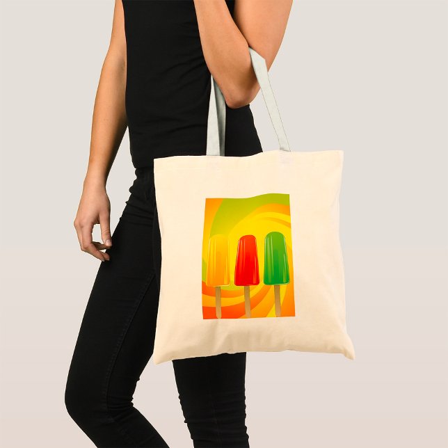 Popsicles Tote Bag Tygkasse (Skapare uppladdad)