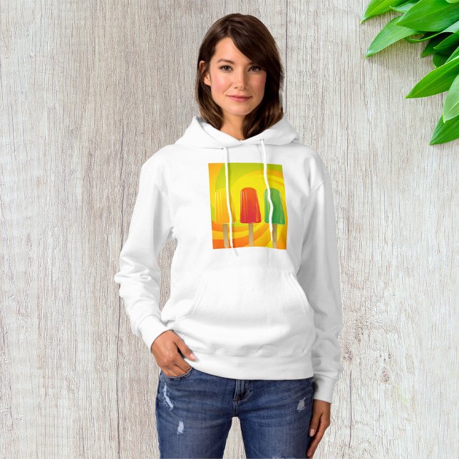 Popsicles Womens Hoodie T Shirt (Skapare uppladdad)