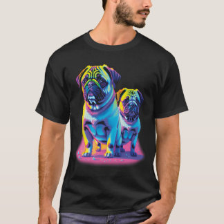 Popskaft i rosa t shirt