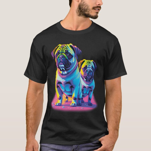Popskaft i rosa t shirt (Framsida)
