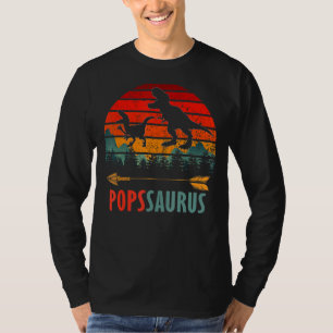 Popssaurus t Rex Dinosaur pops Saurus Family Match Shirt