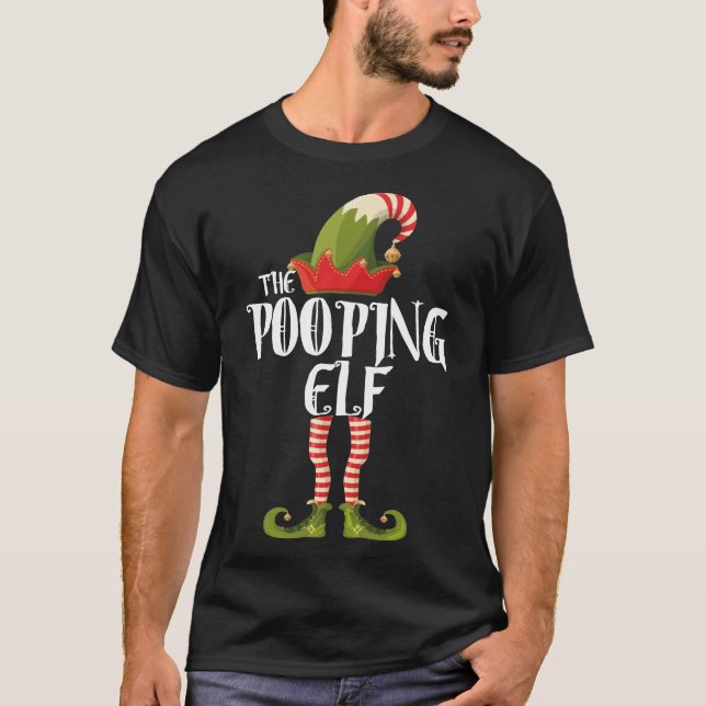 Popting-familjekristmas-matchning T Shirt (Framsida)