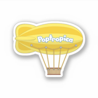 Poptropica Blimp Sticker Klistermärken