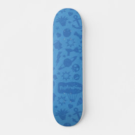 Poptropica Skateboard - Distress Vintage