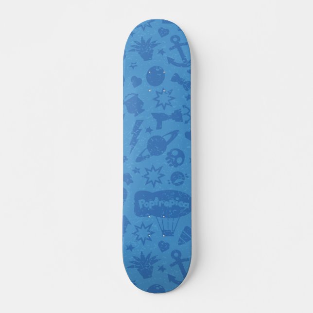 Poptropica Skateboard - Distress Vintage (Framsida)