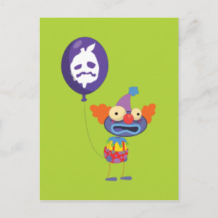 Poptropica Zomberry Clown Postcard Vykort