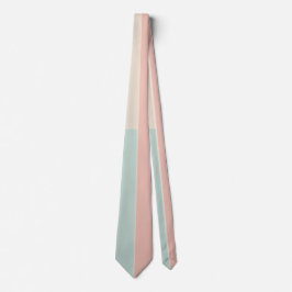 Populär Abstrakt Rosabränd Mint Kollektion Slips