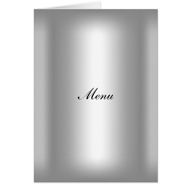 Popular Bröllop Menu Hälsningskort (Framsidan)