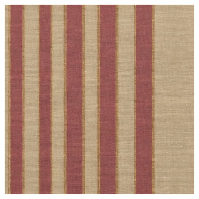 Popular Burgundy Guld Luxury Linen Collection Tyg (Närbild)