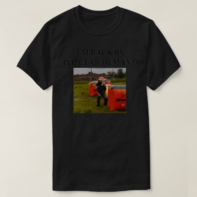 Populär efterfrågan t shirt (Design framsida)