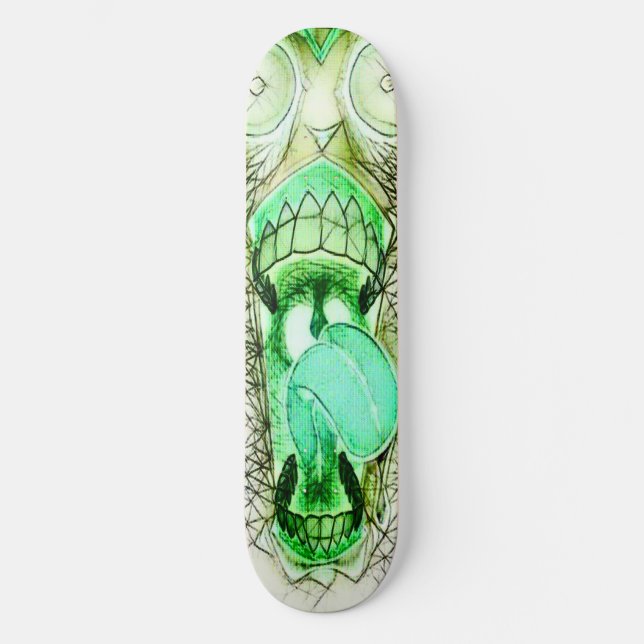 Popular Evil Neon Madman Inslag Banger Board Skateboard Bräda 21,5 Cm (Framsida)