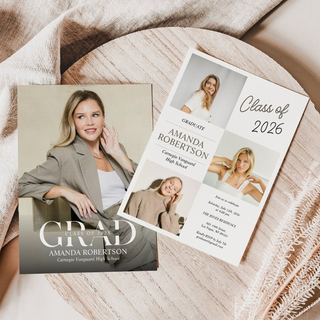 Populär examensinbjudan med foto inbjudningar (Skapare uppladdad)