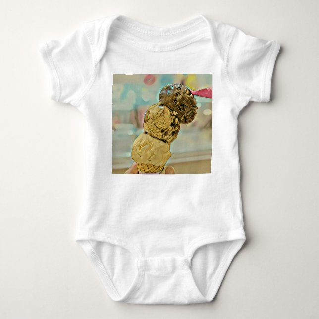 Populär från Ices-kräm T Shirt (Framsida)