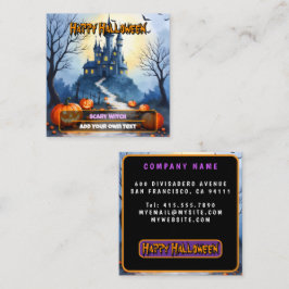 Populär Halloween Kuslig Söt Kollektion Fyrkantigt Visitkort