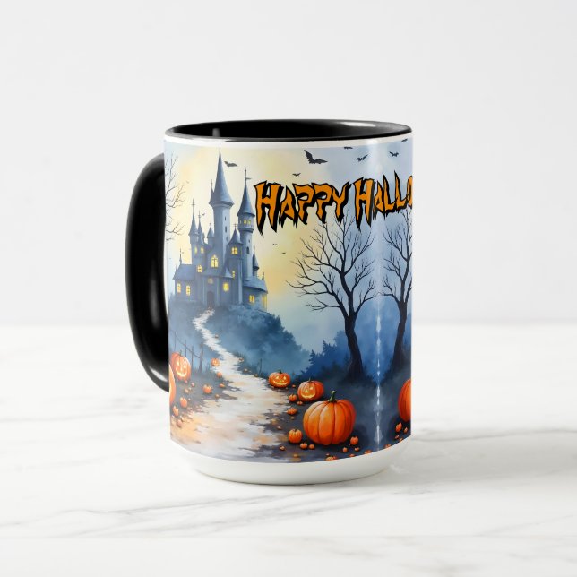 Populär Halloween Kuslig Söt Kollektion Mugg (Framsida vänster)