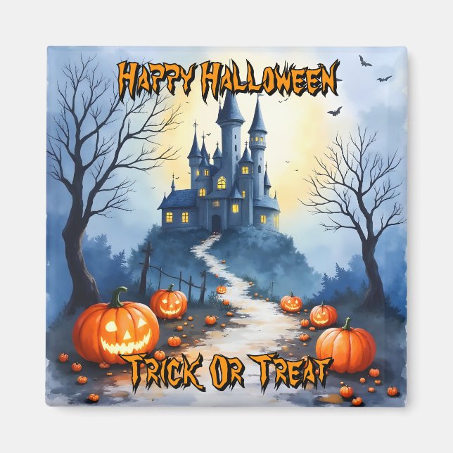 Populär Halloween Kuslig Söt Samling Magnet (Framsidan)