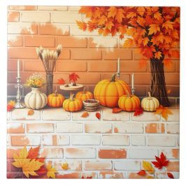 Popular Happy thanksgiving Benice Fall Kakelplatta