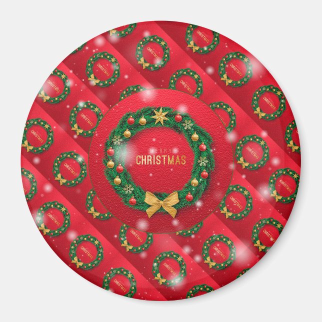 Popular Helgdag Gift Jul Magnet (Framsidan)