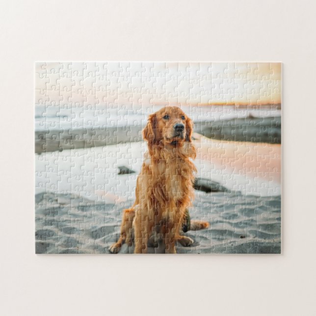 Popular Hund design Gift Pussel (Horisontell)