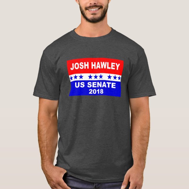 Populär Josh Hawley Missouri US senat 2018 T Shirt (Framsida)
