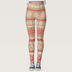 Populär jul i mönster Helgdag Leggings