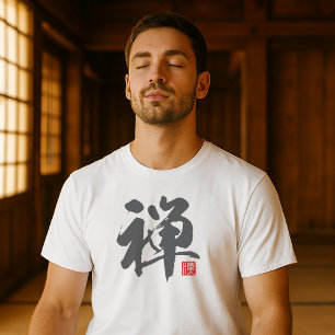 Populär Kanji [禅] Zen T Shirt